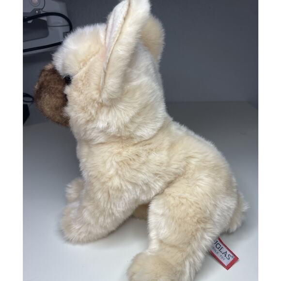 Douglas Cuddle Toys Napoleon the French Bulldog Plush Dog 10” Cream Brown #1964 - Picture 2 of 10